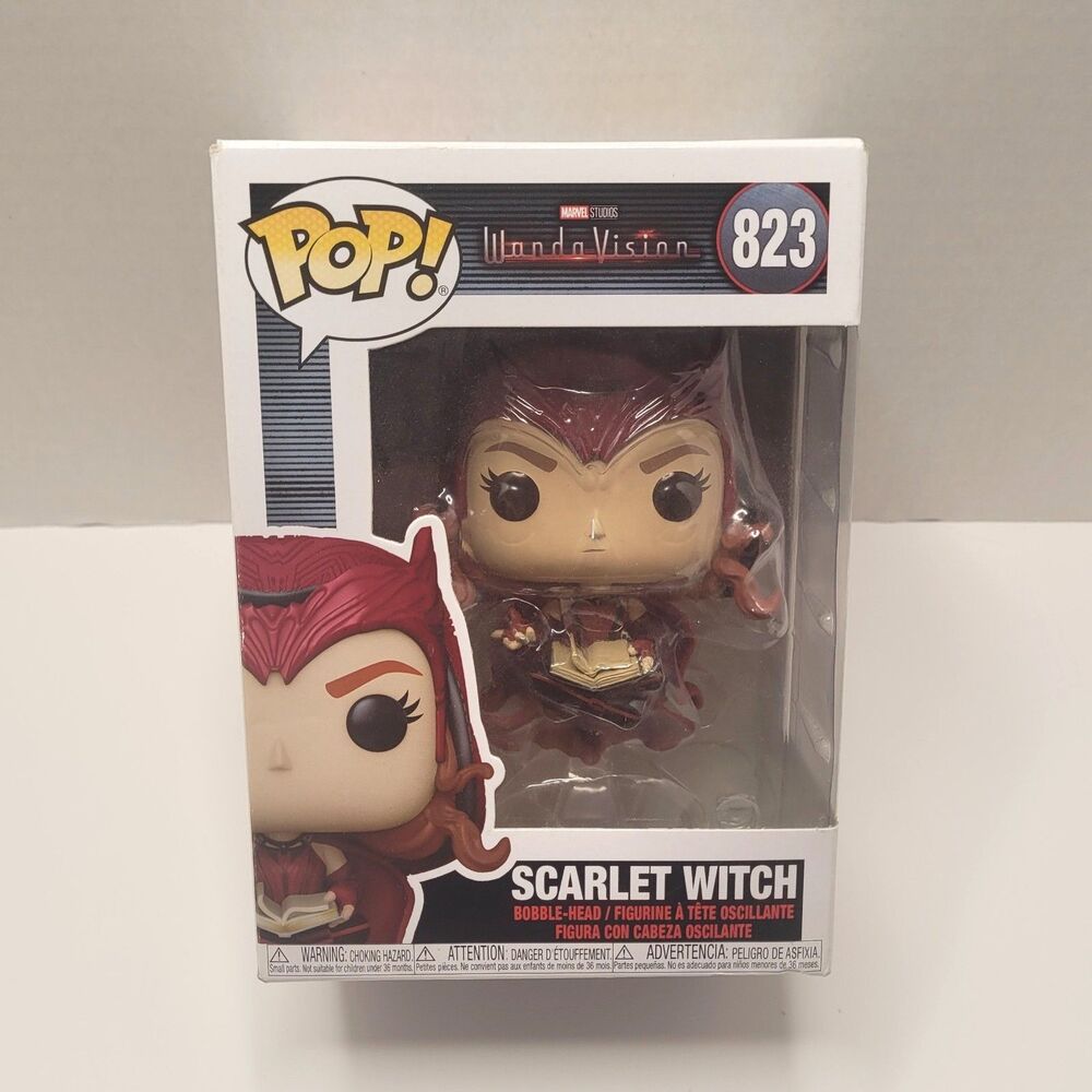 Funko Pop! Marvel WandaVision Scarlet Witch #823 Vinyl Bobble-Head Figure New
